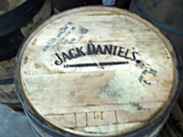 Real Wood Products Baril de whisky entier Jack Daniel's