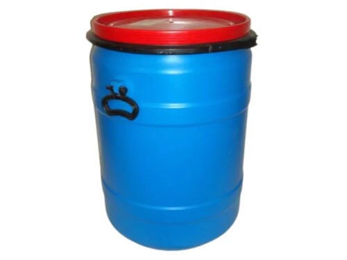 Used Open Head 30 Gallon Plastic Drum