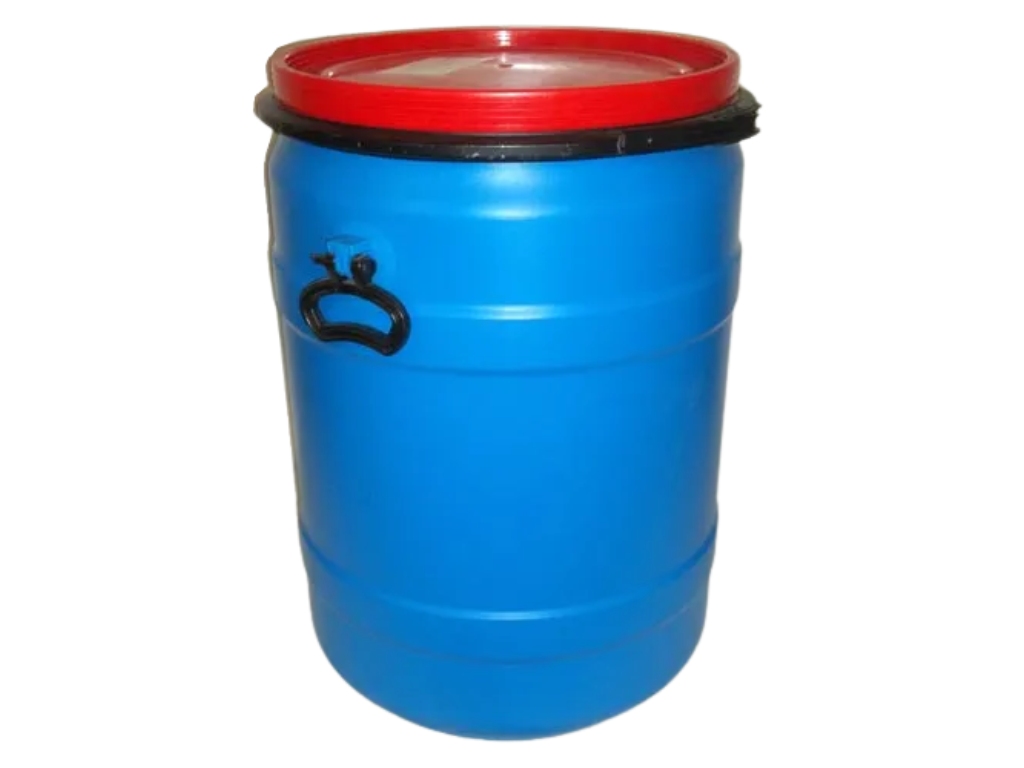 Used Open Head 30 Gallon Plastic Drum