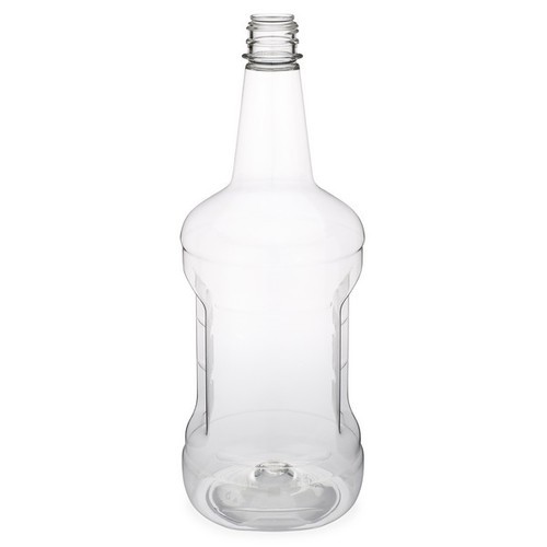 1.75 liter pet bottle with white background