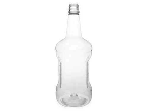 1.75 liter pet bottle with white background