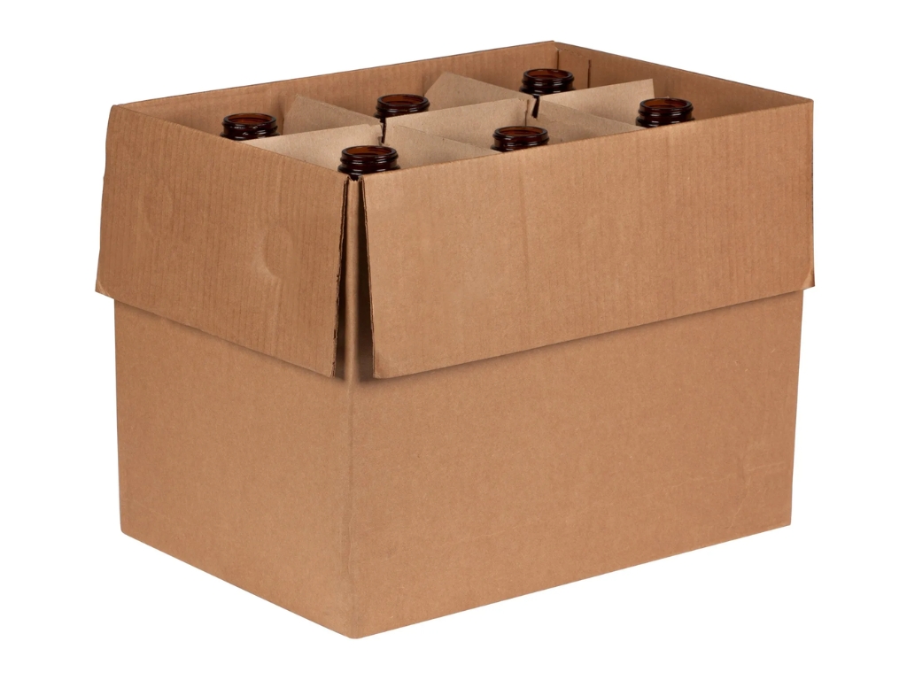 64oz Amber Glass Growlers (Case of 6 with Lid) - Image 3