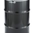 30 gallon drum 7a tested black with white lid and no background