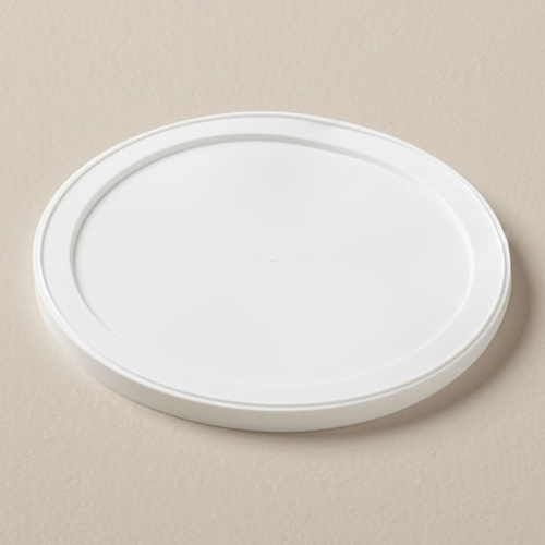 #10 lid white on off white background