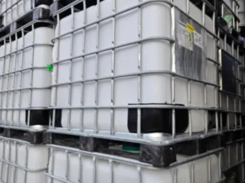 IBC totes stacked up