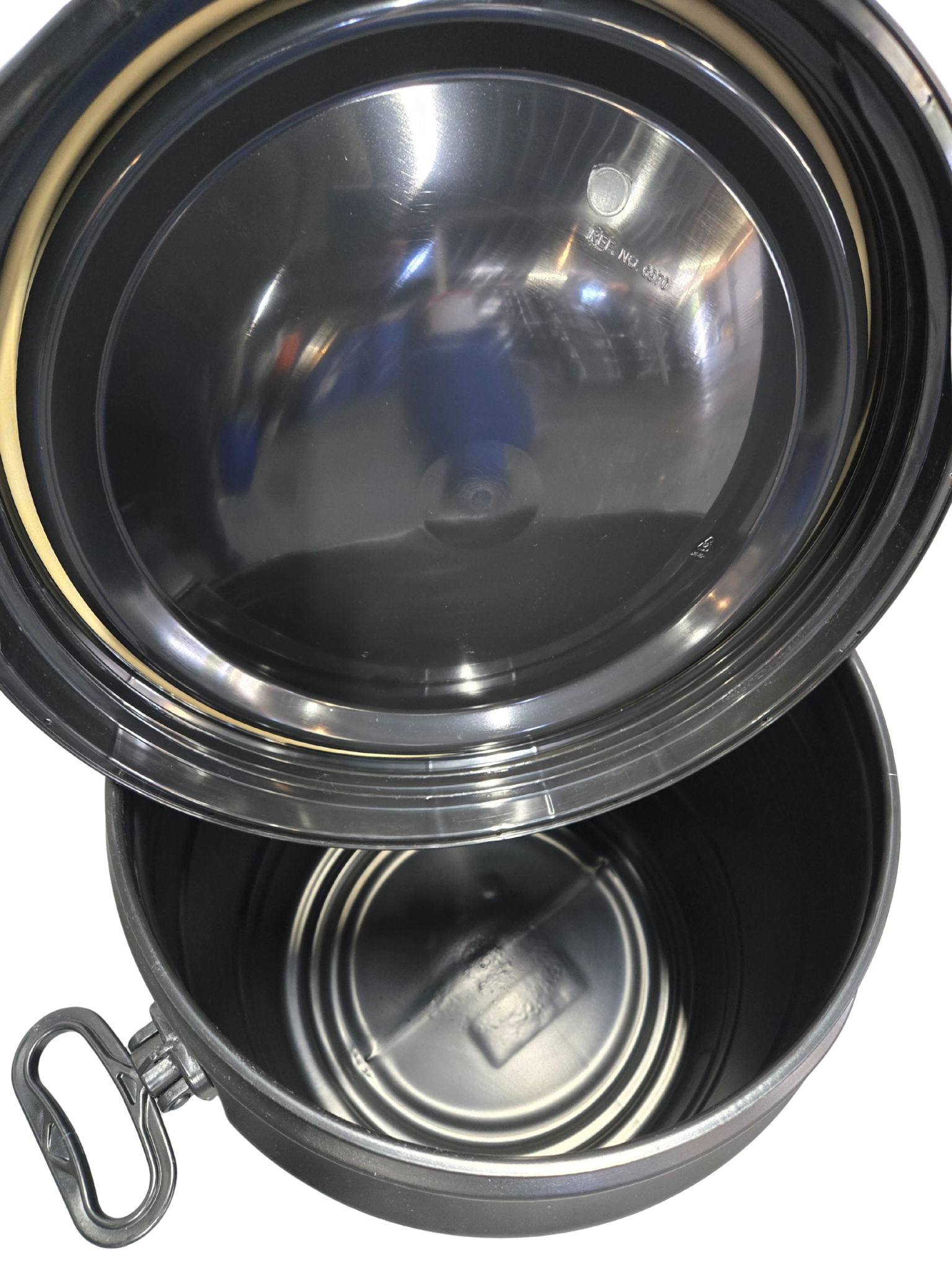 inside black poly screw top