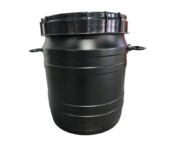 14.5 gallon open head screw top poly drum