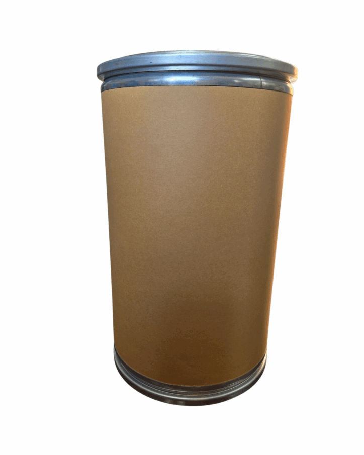 fiber barrel with white background