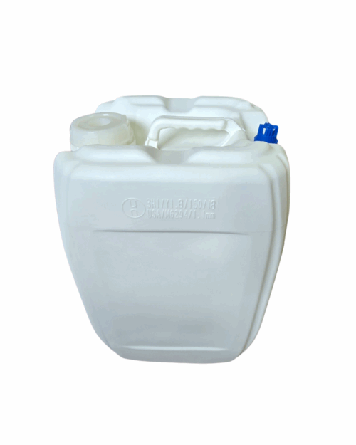 white jerry can blue vent 5 gallon