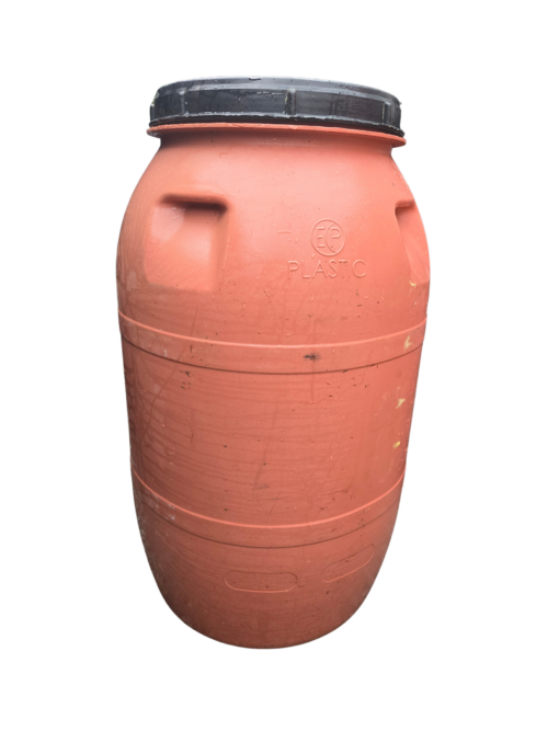 Plastic-Food-Product-Barrel-red-55-gal