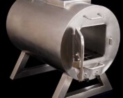 Stainless stove
