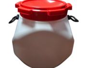 white red square drum